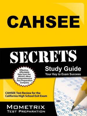 cover image of CAHSEE Secrets Study Guide